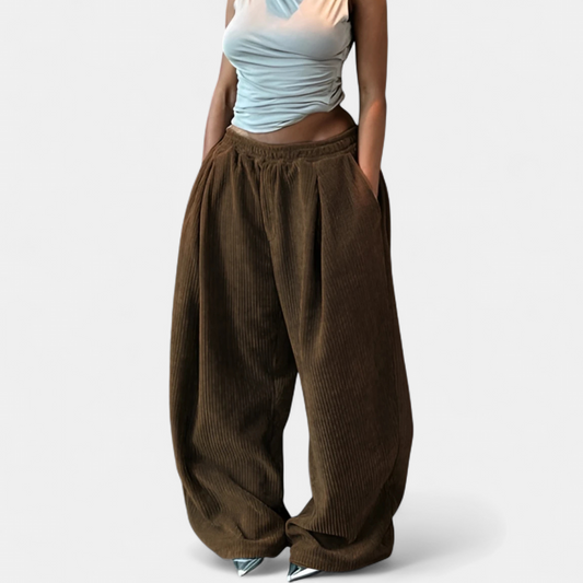 Lavisa - High Waist Wide Leg Casual Pants for Women - Effortless Style Trousers