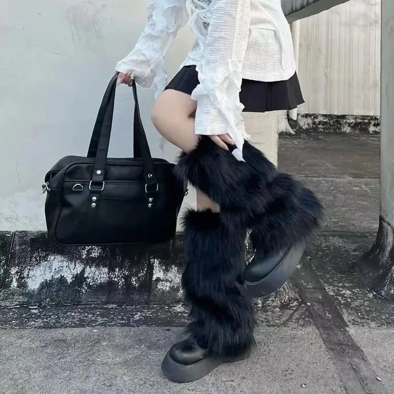 Lavisa - Faux Fur Leg Warmers and Boot Covers