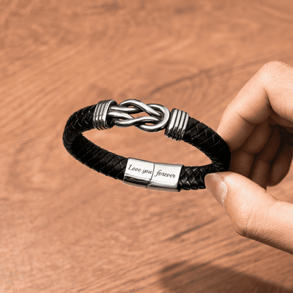 Lavisa - Forever Linked Leather Bracelet