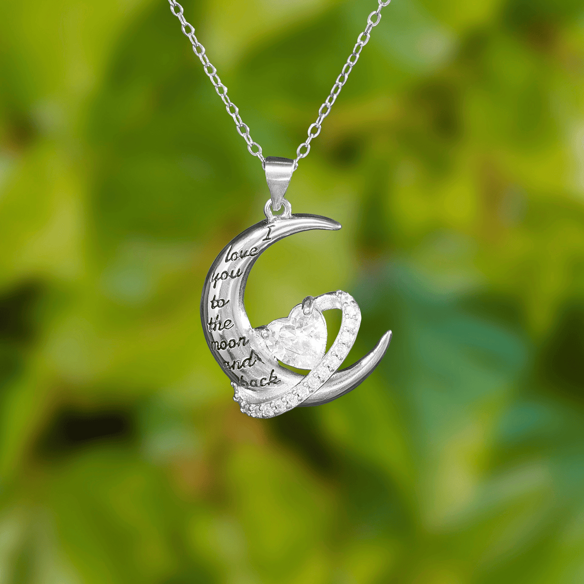 Lavisa - Wife Moon And Back Necklace Gift