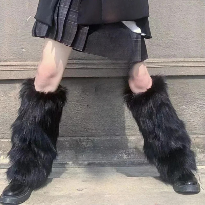 Lavisa - Faux Fur Leg Warmers and Boot Covers