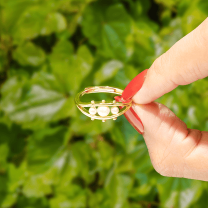 Lavisa - Pearl Fidget Ring for Anxiety and Calm