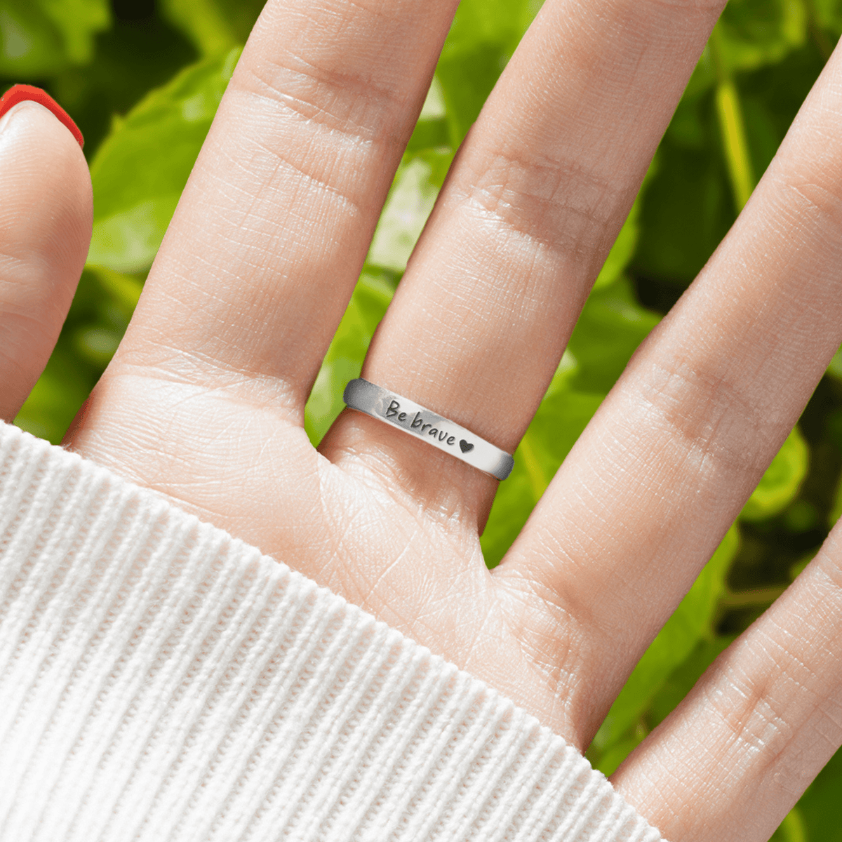 Lavisa - Be Brave Butterfly Ring