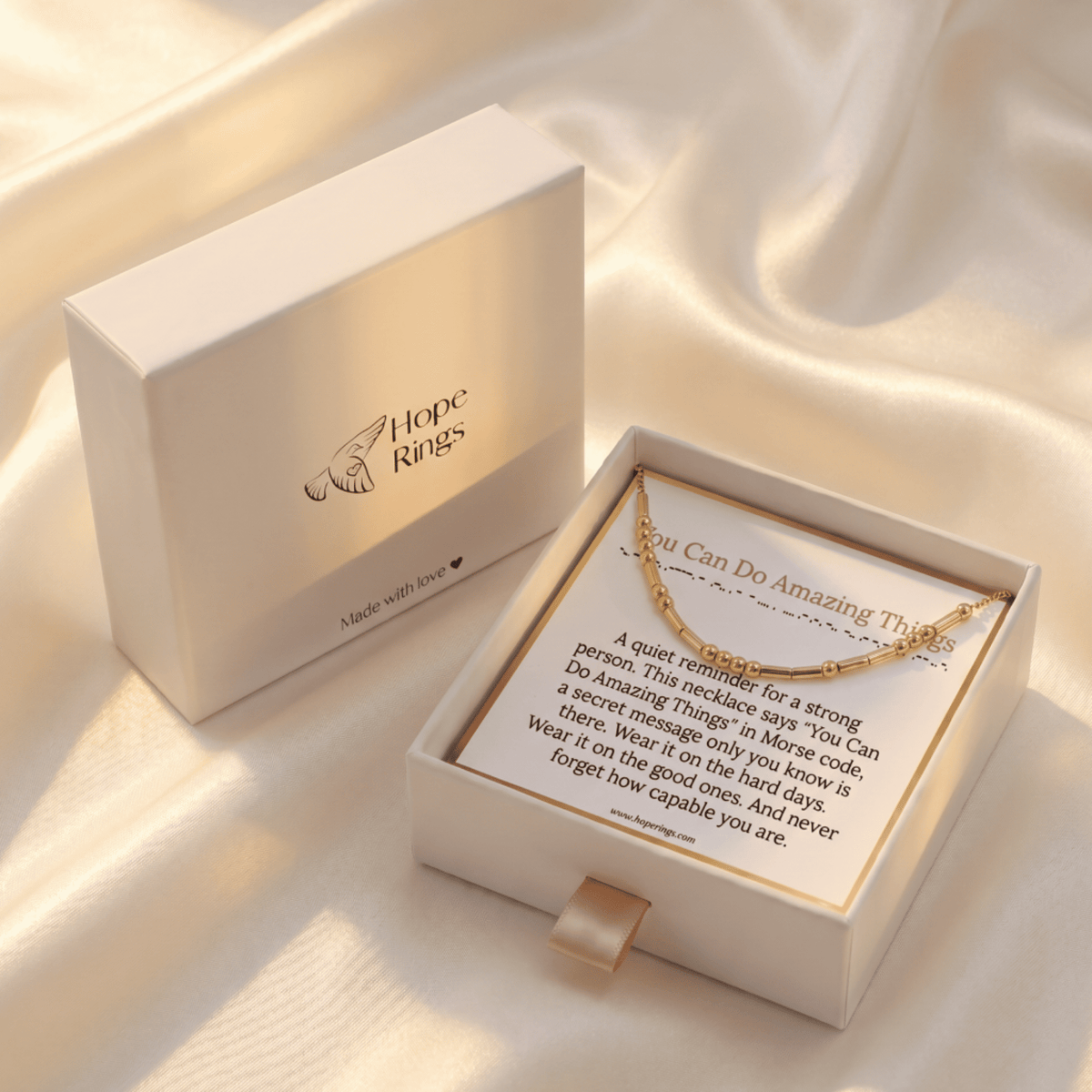 Lavisa - Morse Code Necklace
