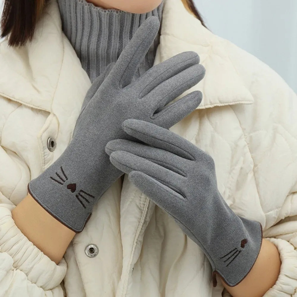 Lavisa - Cat Touchscreen Winter Gloves