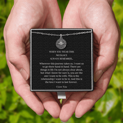 Lavisa - To My Man Compass Necklace