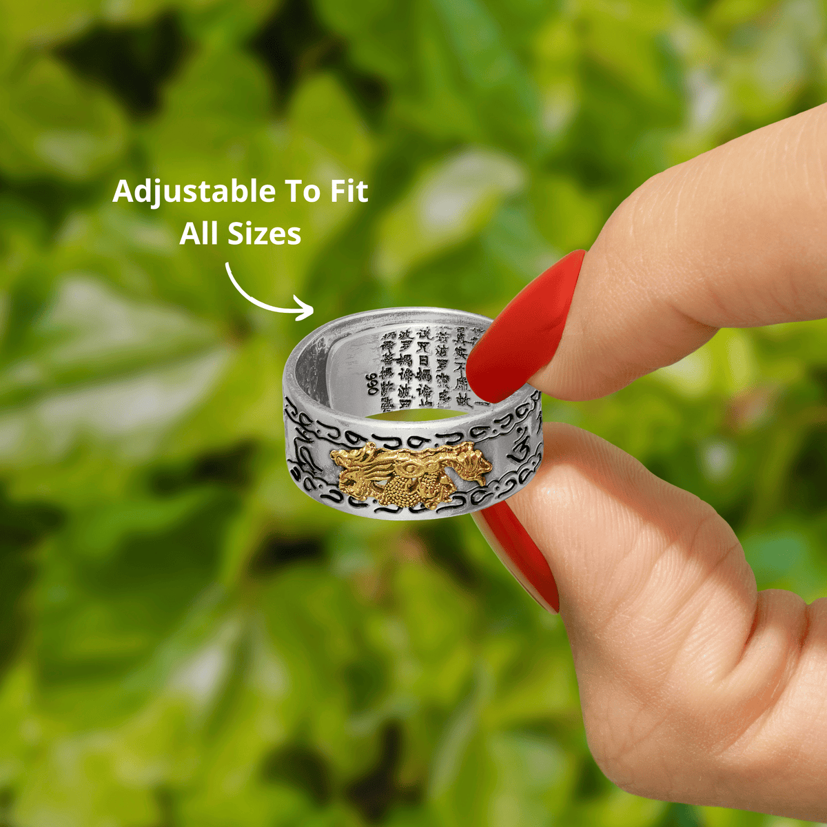 Lavisa - Adjustable Good Fortune Ring for Women