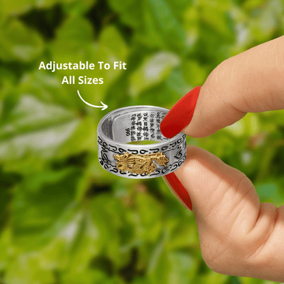 Lavisa - Adjustable Good Fortune Ring for Women