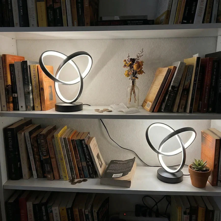 Lavisa - Modern Spiral LED Desk Accent Lamp