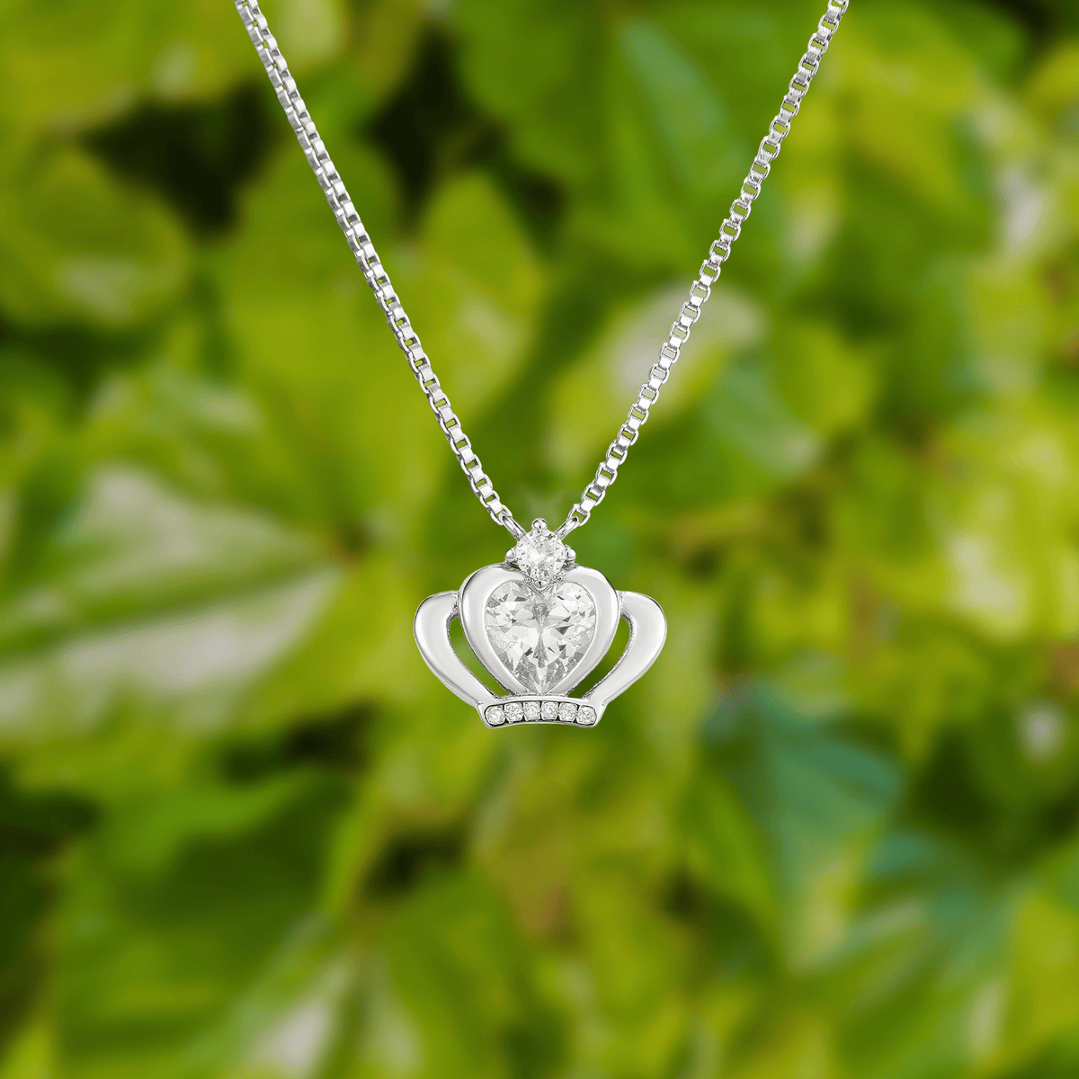 Lavisa - Crown Pendant Sterling Silver Necklace Gift