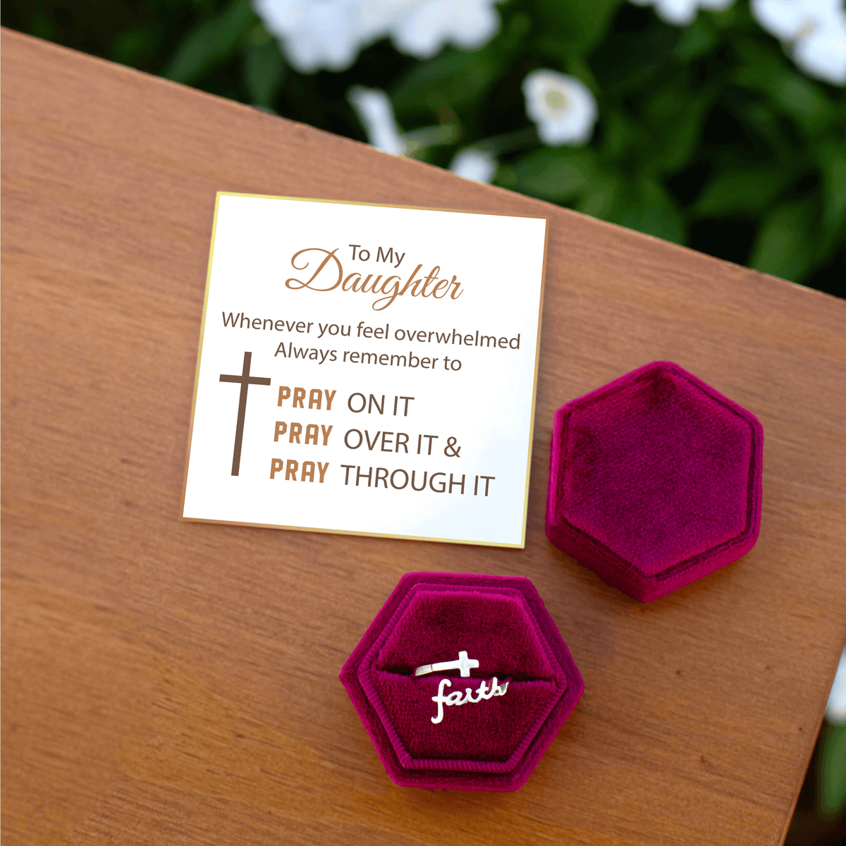 Lavisa - Adjustable Faith Ring for Daughter