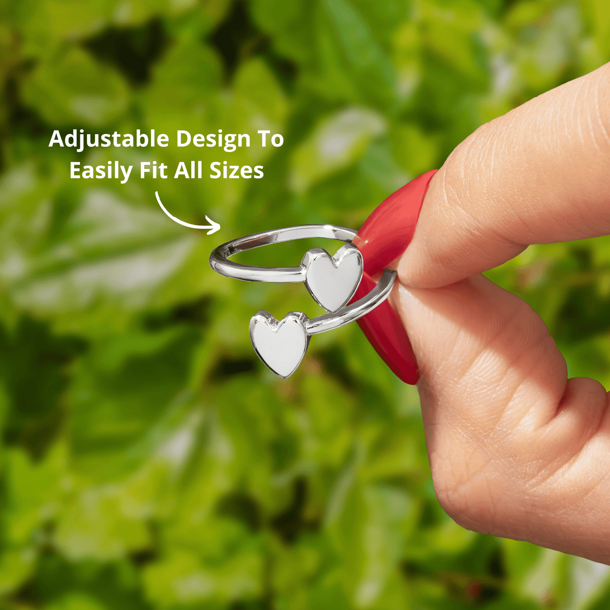 Lavisa - Memorial Double Band Initial Ring