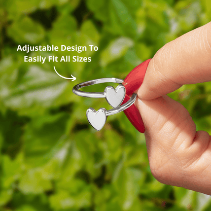 Lavisa - Memorial Double Band Initial Ring