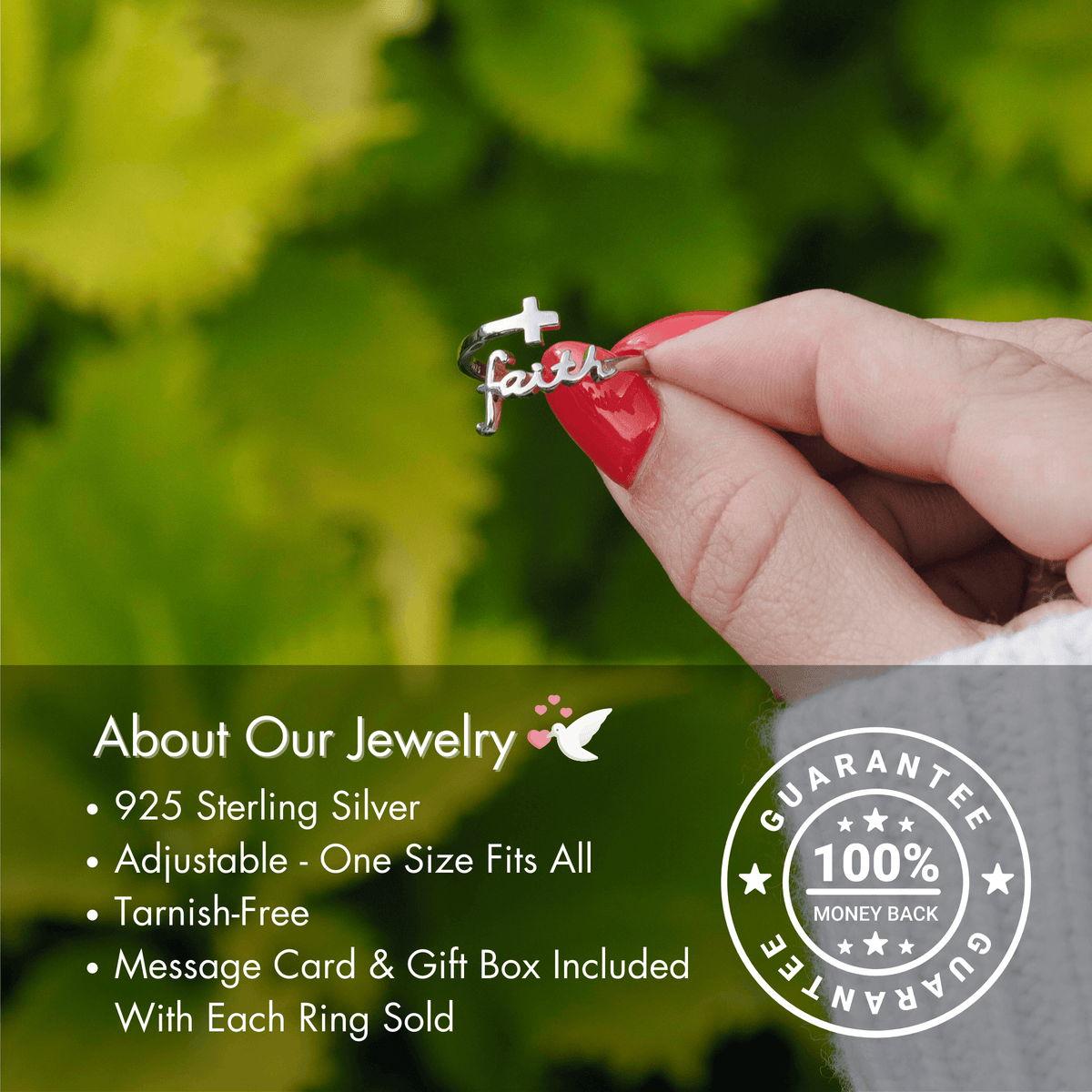 Lavisa - Adjustable Faith Ring for Daughter