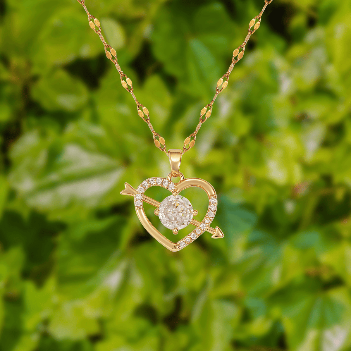 Lavisa - Cupid Arrow Romantic Love Necklace Pendant Jewelry