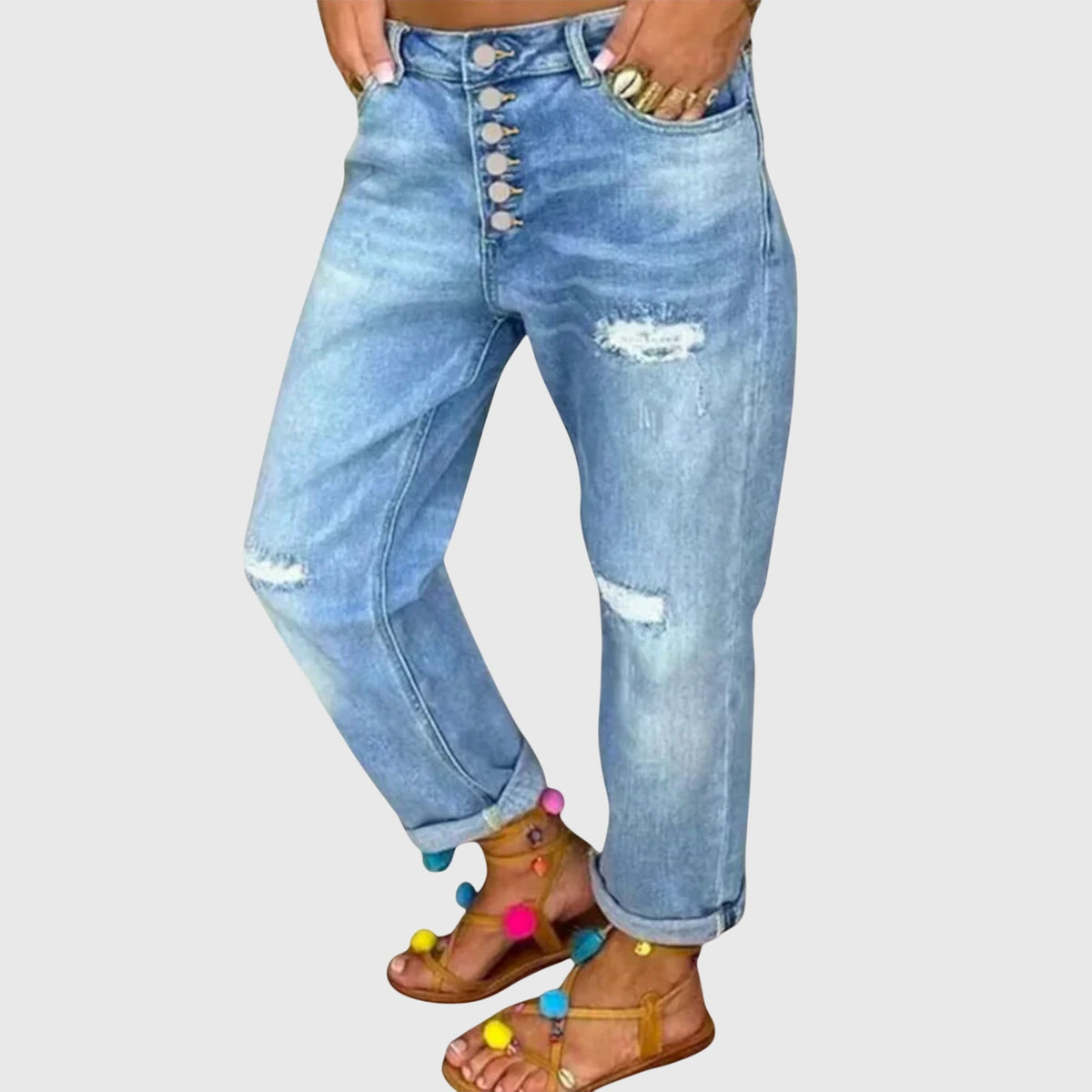Lavisa - Relaxed Fit Baggy Denim Jeans