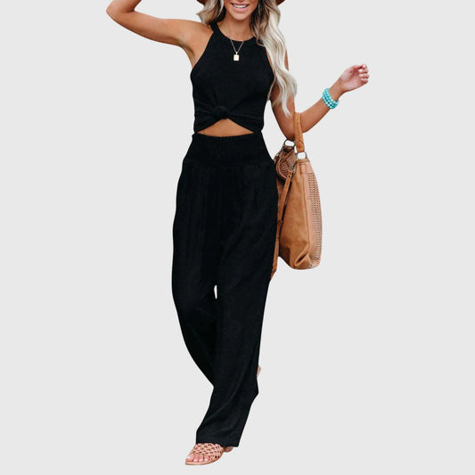 Lavisa - Flowing Wide Leg Elegant Pants