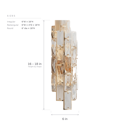 Lavisa - Lumiere Crystal Dimming Wall Sconce