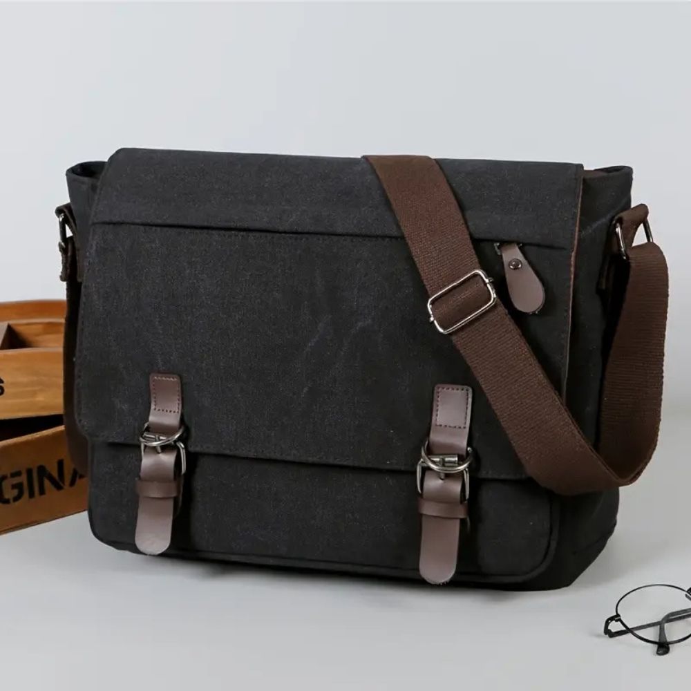 Lavisa - Men's Canvas Satchel Messenger Sling Bag