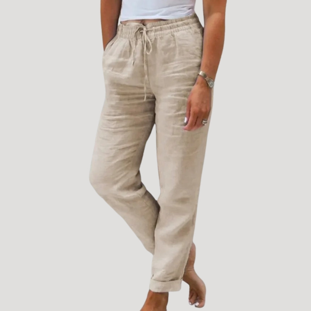 Lavisa - Women's Casual Everyday Relaxed Fit Trousers