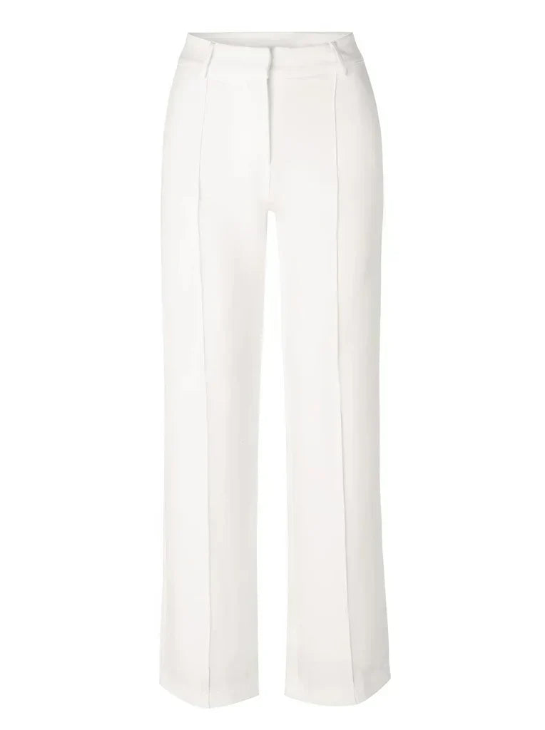 Lavisa - Women's High Waist Wide Leg Tailored Dress Pants