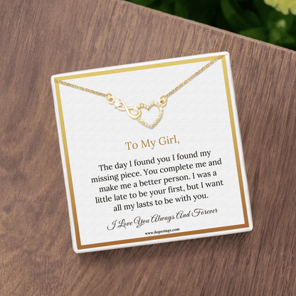 Lavisa - Forever Love Necklace with Message Card