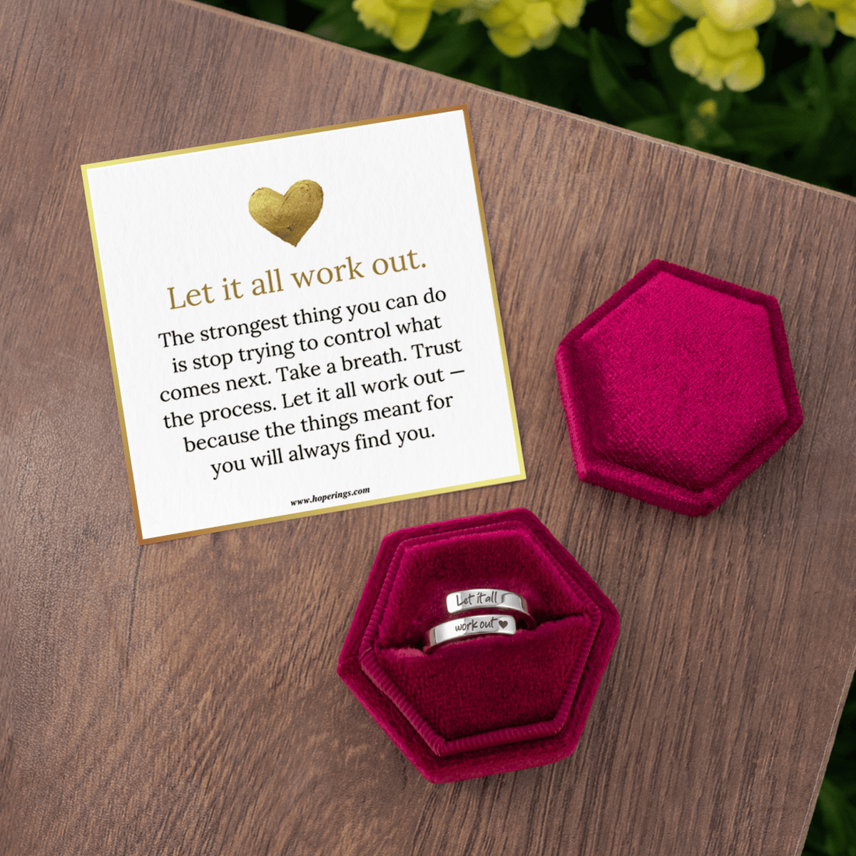 Lavisa - Inspirational Affirmation Ring