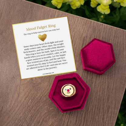 Lavisa - Interactive Mood Fidget Statement Ring