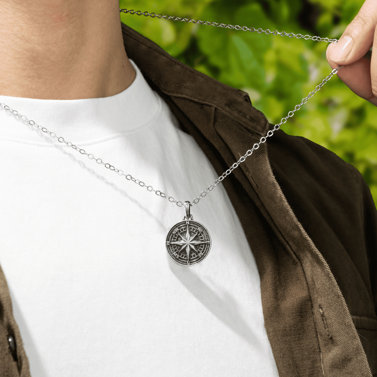 Lavisa - To My Man Compass Necklace