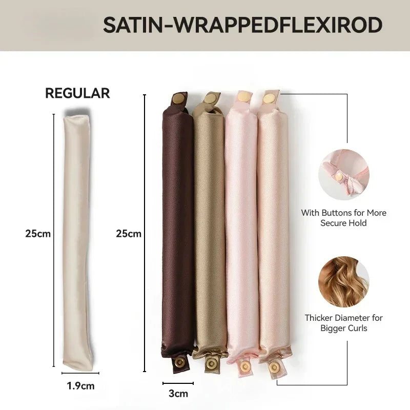 Lavisa - Satin Heatless Hair Curler Headband Set