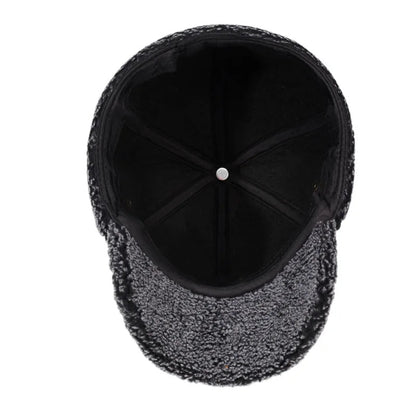 Lavisa - Winter Baseball Cap with Fleece Earflaps