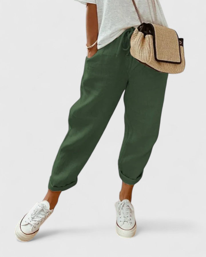 Lavisa - Elegant Tailored Wide Leg Pants for Women