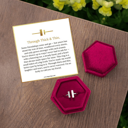 Lavisa - To My Friend Thick And Thin Ring