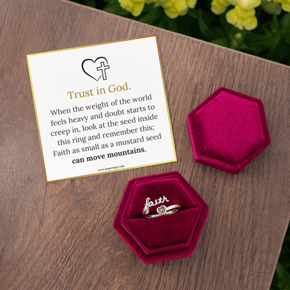 Lavisa - Sterling Silver Faith Ring