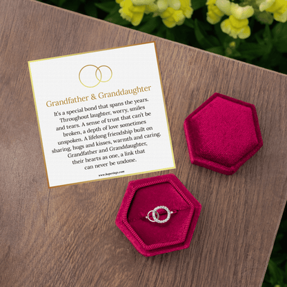 Lavisa - Forever Linked Grandfather and Granddaughter Ring