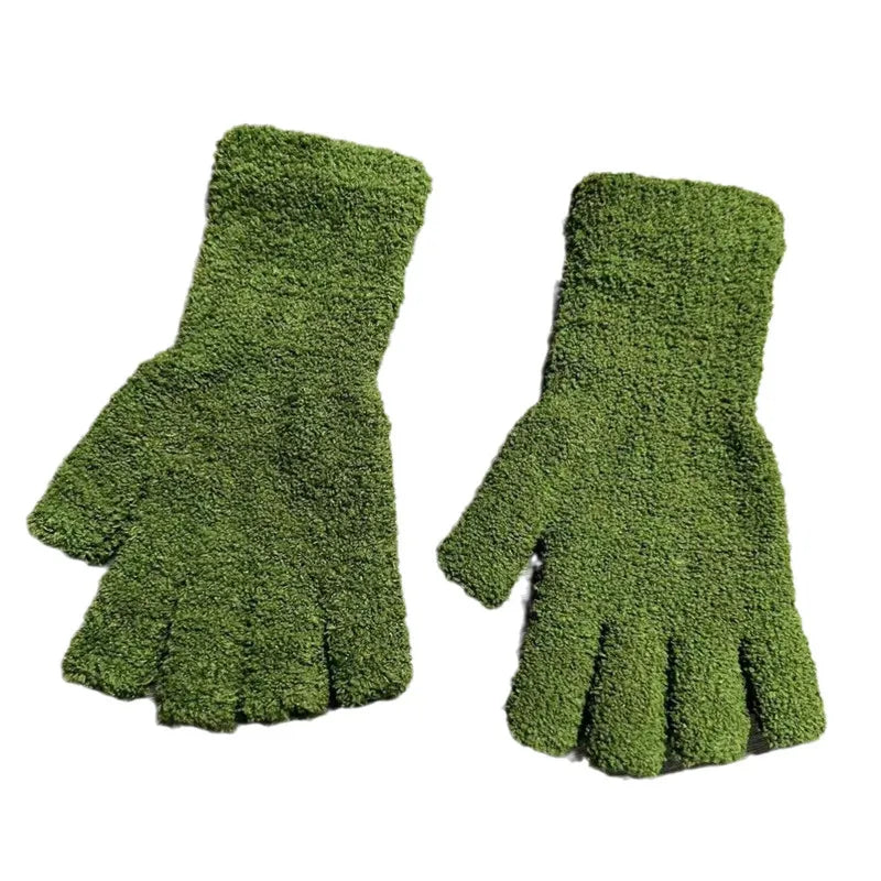 Lavisa - Winter Comfort Knit Half Finger Gloves