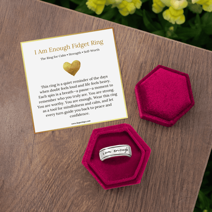 Lavisa - I Am Enough Fidget Ring