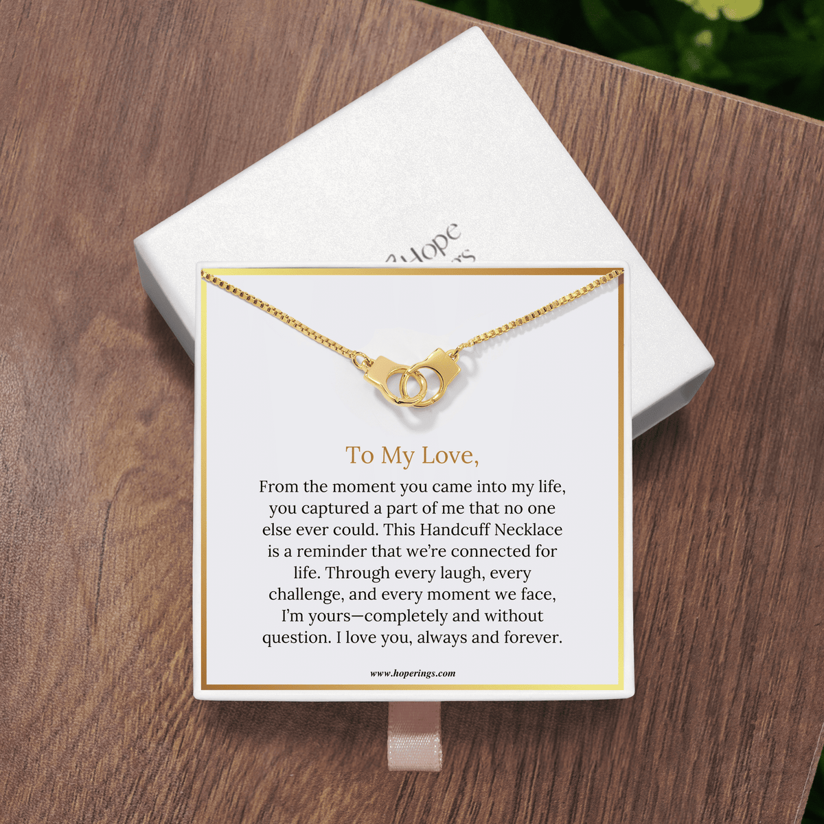 Lavisa - Symbolic Handcuff Pendant Necklace