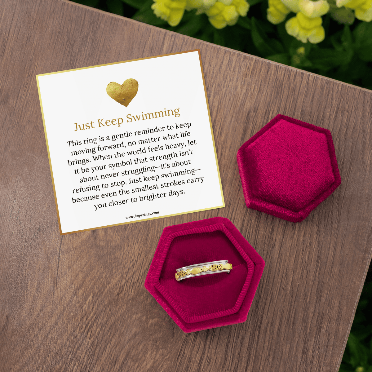 Lavisa - Calm Motion Fidget Stress Relief Ring