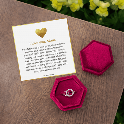 Lavisa - Forever Linked Ring - Interlocking Mom Band