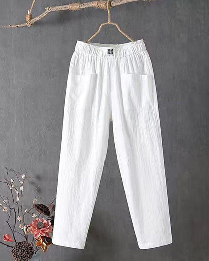 Lavisa - Women's Relaxed Wide-Leg Cropped Pants
