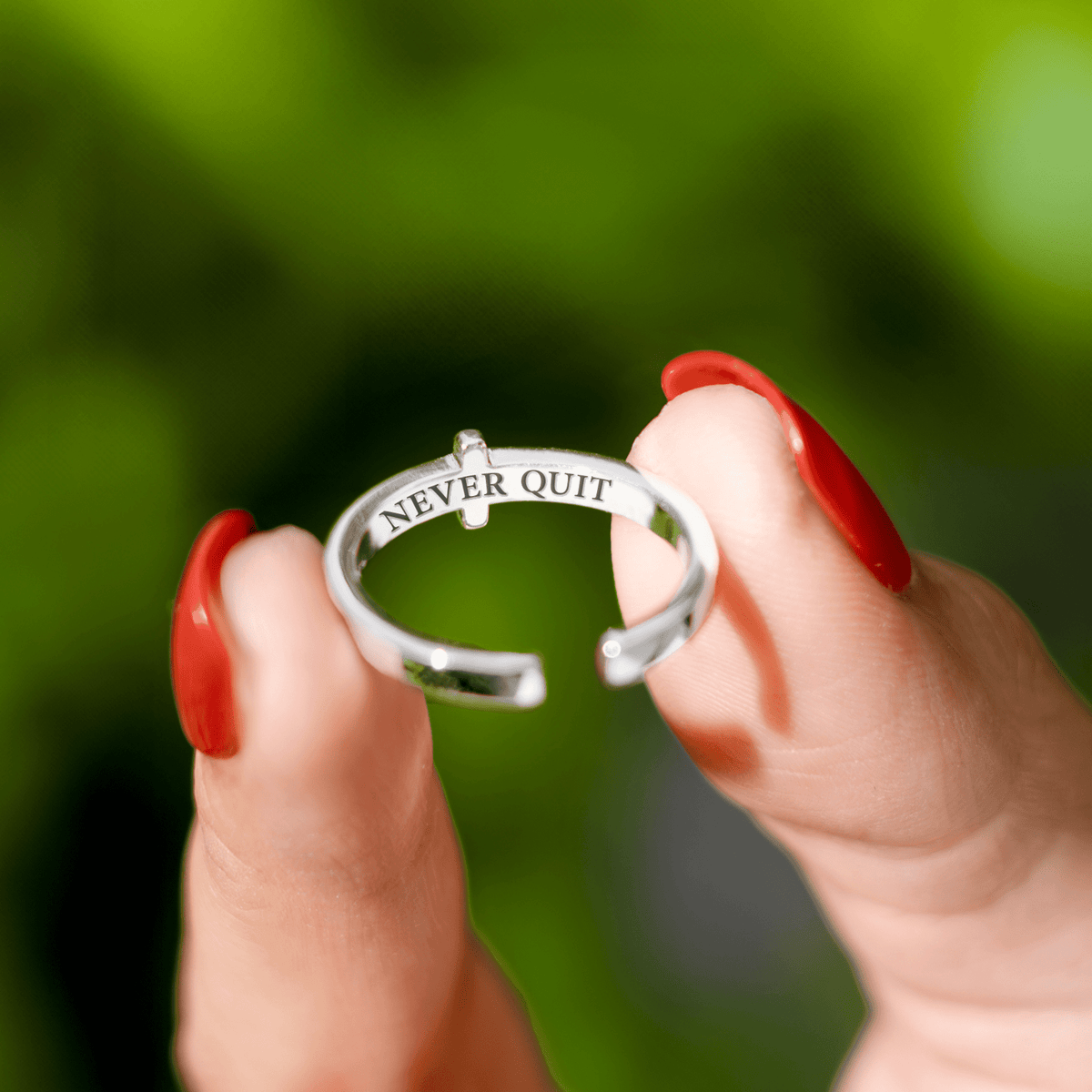 Lavisa - Adjustable Affirmation Ring for Women - Sterling Silver