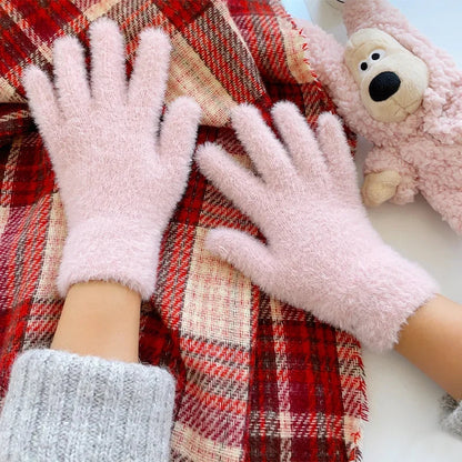 Lavisa - Soft Plush Winter Gloves for Women