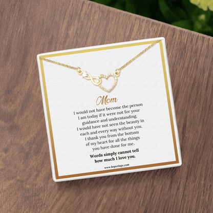 Lavisa - Forever Love Necklace with Heartfelt Message Card