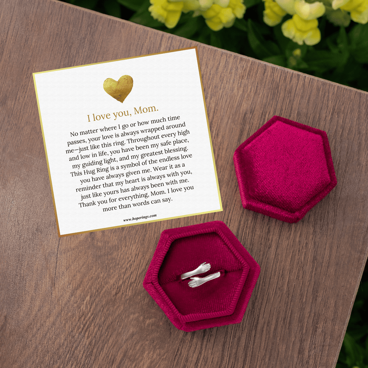 Lavisa - Hug Ring For Mom - Meaningful Embrace Band