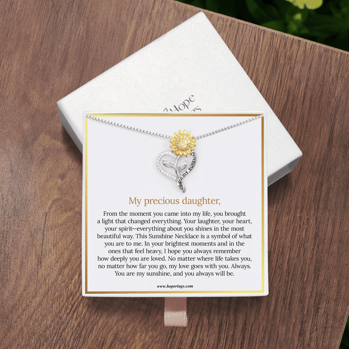 Lavisa - Sunshine Necklace for Daughter