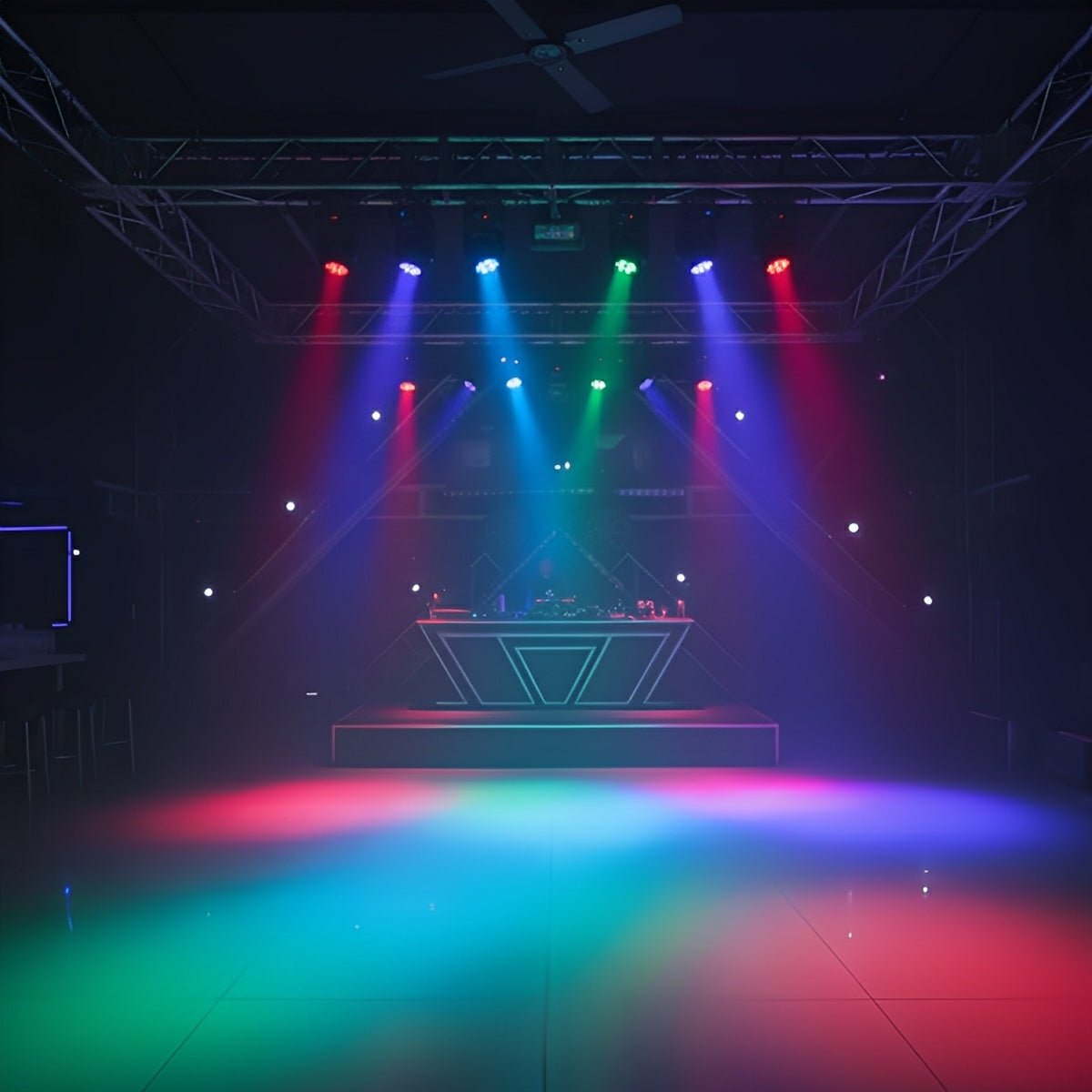 Lavisa - 540 Degree Rotating RGB LED Stage Spotlight