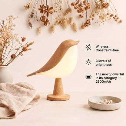 Lavisa - Cordless Rechargeable Bird Touch Table Lamp