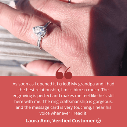 Lavisa - Teardrop From Heaven Urn Ring