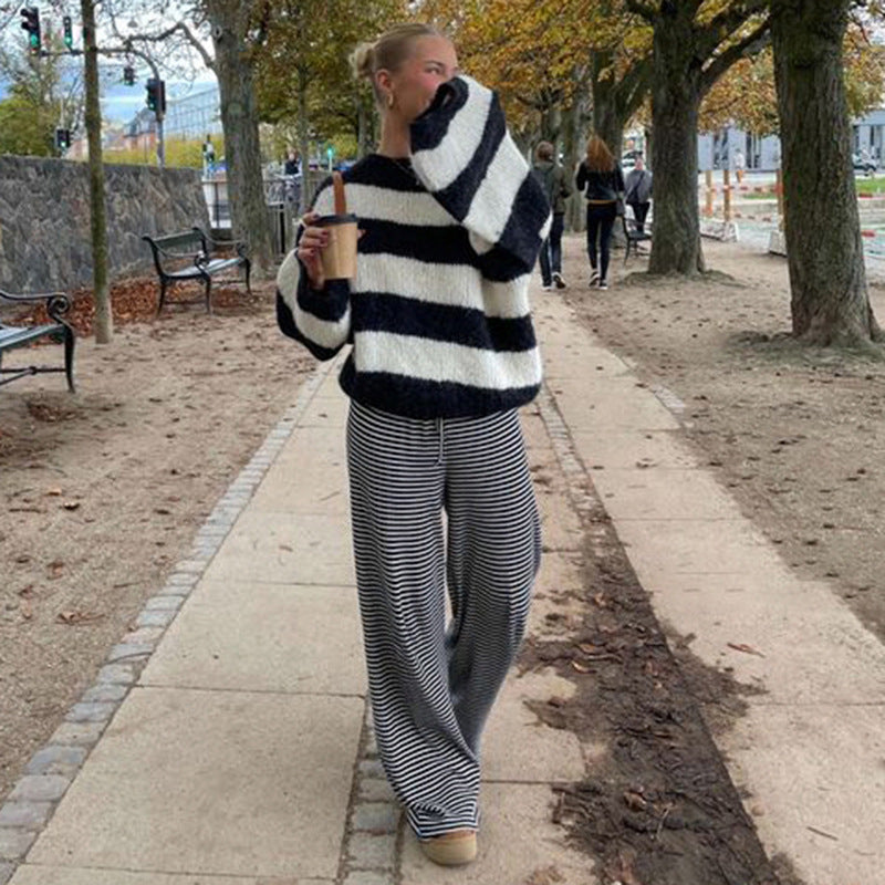 Lavisa - Striped Wide Leg Pants